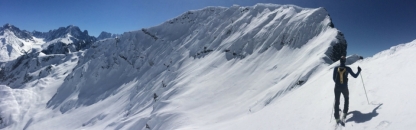 Chamonix ski touring route