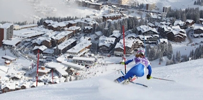 Couchevel ski race