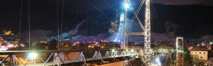 Morzine cable at night