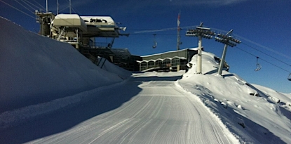 Incredible piste skiiing in Verbier